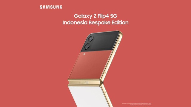 Samsung Galaxy Z Flip4 5G Indonesia Bespoke Edition. Foto: Samsung