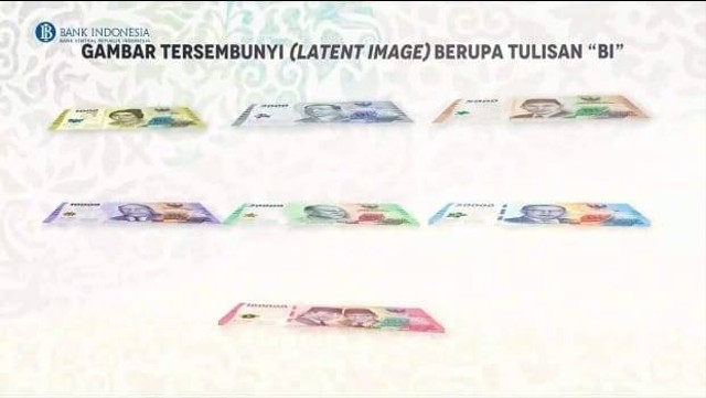 Uang Rupiah kertas terbaru tahun emisi 2022. Foto: Bank Indonesia