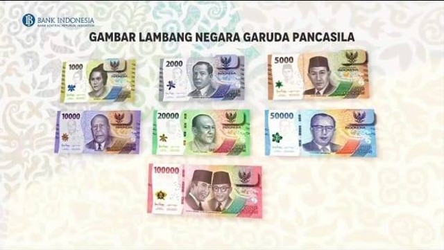 Uang Rupiah kertas terbaru tahun emisi 2022. Foto: Bank Indonesia