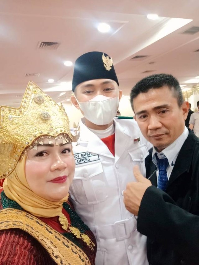 Putra Terbaik Lampung Jadi Danpok Pasukan 17 di Istana Medeka pada HUT RI ke-77 (2)