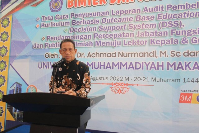 Wakil Rektor I Unismuh Makassar Dr Ir Abd. Rakhim Nanda ST MT IPM