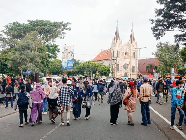 Ilustrasi kunjungan wisata di Kota Malang. Foto: M Sholeh