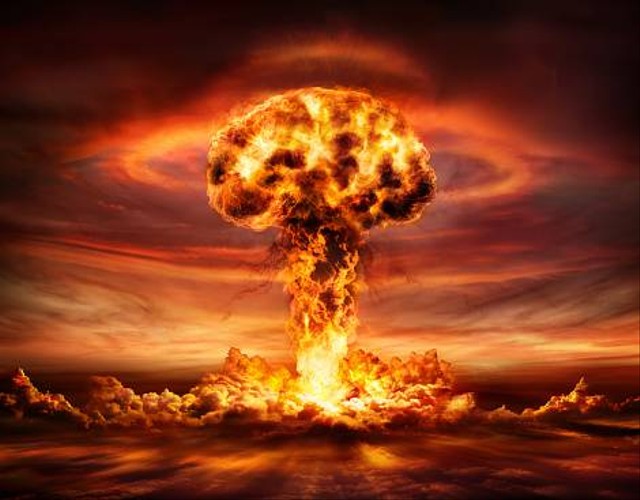 Ilustrasi ledakan nuklir, sumber : Pixabay.com