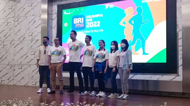 Konferensi Pers Pre-Event BRImo Colourfun Run 2022 di BRILiaN Center, Jumat (19/8/2022). Foto: Narda Margaretha Sinambela/kumparan