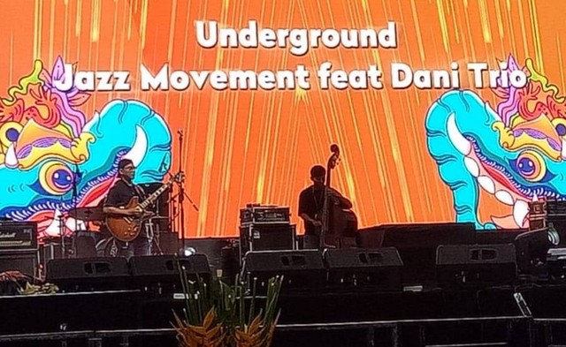 Penampilan musisi jazz dari  Underground Jazz Movement di Sanur Village Festival - LSU