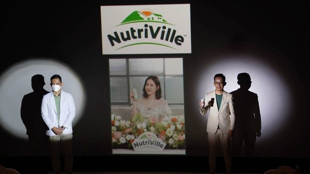 Peluncuran minuman kolagen Nutriville dengan Son Ye Jin sebagai Brand Ambassador. Foto: NutriVille