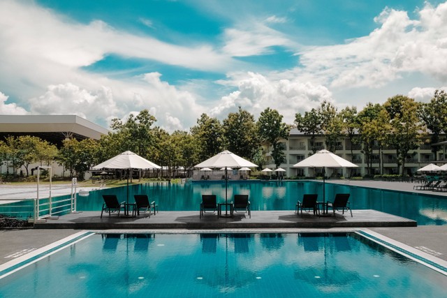 Hotel dekat Sun Plaza Medan. Foto ini hanya ilustrasi, bukan tempat sebenarnya, Sumber: Pexels/ Donald Tong