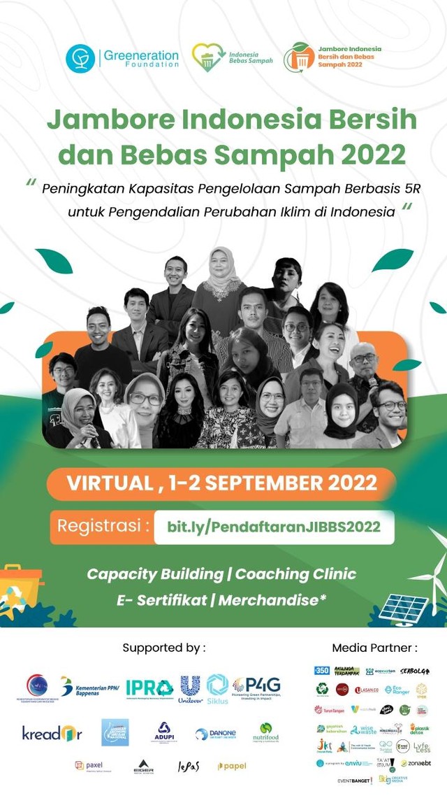 Jambore Indonesia Bersih dan Bebas Sampah 2022 (Greeneration Foundation)