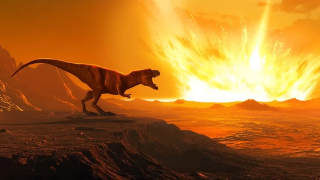 Dinosaurus diperkirakan musnah sekitar 66 juta tahun lalu ketika sebuah asteroid berukuran 12km menabrak bumi.