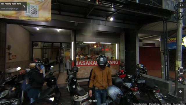 Foto : Google Street View, Rumah Makan Padang Enak Di Malang