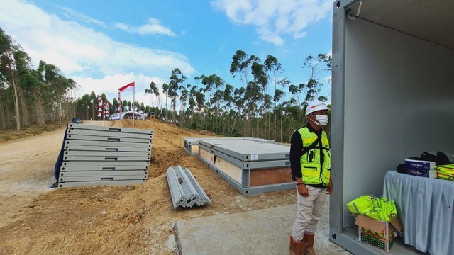 Kementerian PUPR memulai pembangunan 22 tower rusun untuk pekerja konstruksi IKN Nusantara. Foto: PUPR