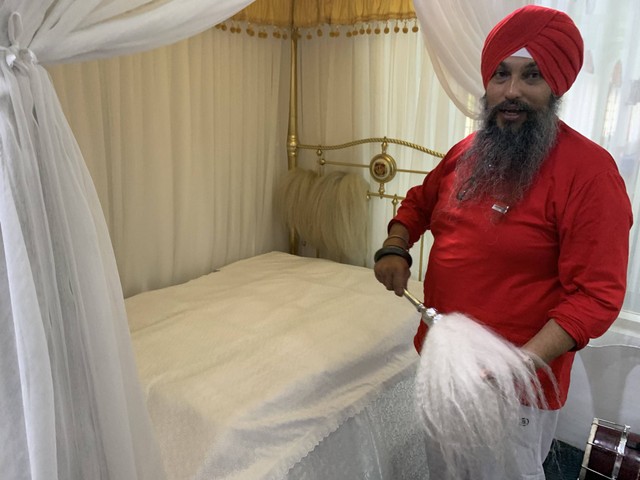 Jaspal, penganut Sikh yang sejak usia 16 tahun memakai turban. Foto: Rinjani Meisa/kumparan