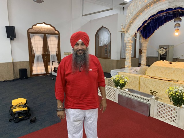 Jaspal, umat Sikh yang sudah dibaptis. Foto: Rinjani Meisa/kumparan