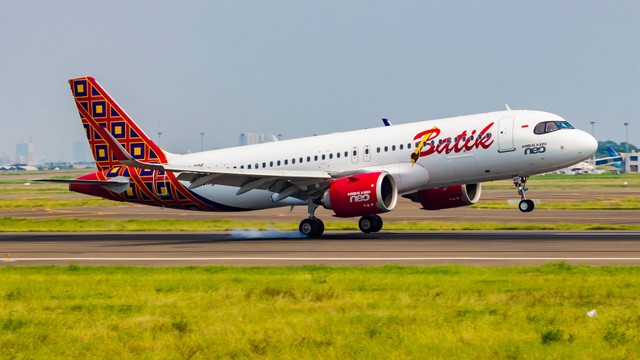 Ilustrasi pesawat Batik Air. Foto: eka.viation/Shutterstock