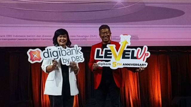 DBS Indoensia rayakan digibank 5th anniversary: Level Up Your Life di Lavva Plaza Senayan, Selasa (23/8/2022). Foto: Narda Margaretha Sinambela/kumparan