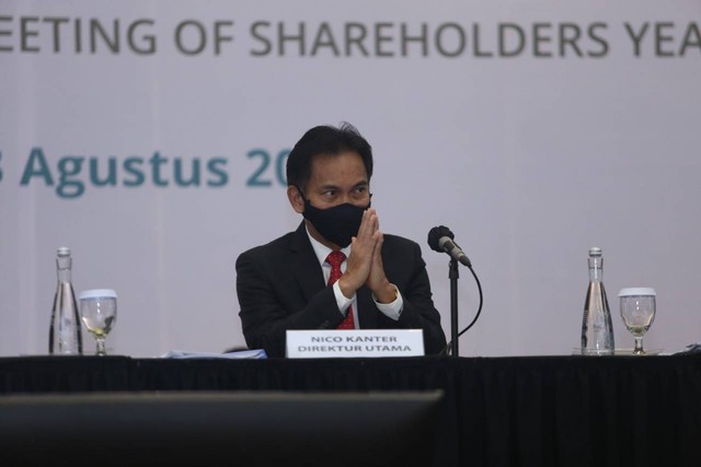Direktur Utama PT Aneka Tambang Tbk (Antam) Nico Kanter. Foto: Dok. Antam