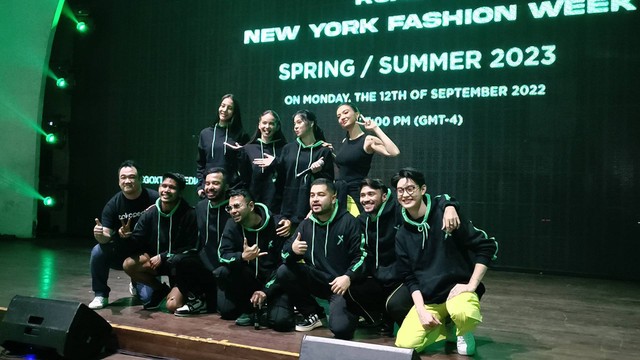Konferensi Pers Erigo X Tokopedia Road To New York Fashion Week Spring/Summer 2023, Bengkel Space SCBD, Selasa (23/8/2022). Foto: Giovanni/kumparan