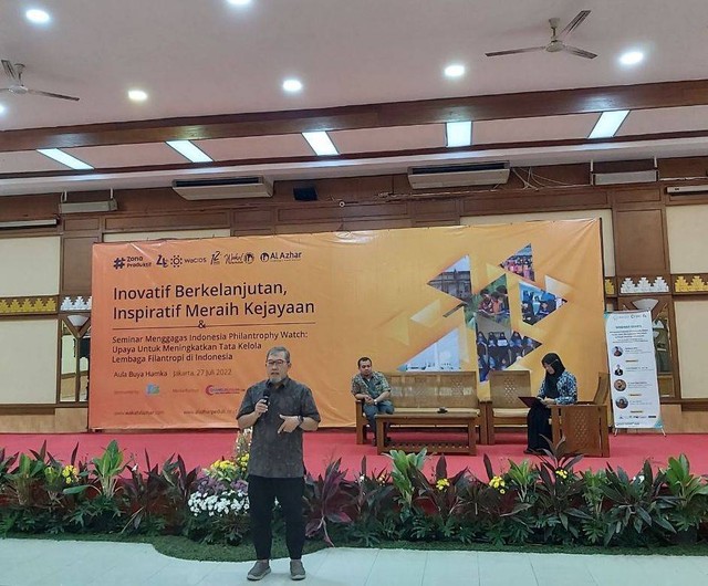 Foto: seminar bertajuk “Menggagas Indonesia Philantrophy Watch: Upaya Meningkatkan Tata Kelola Lembaga Filantropi di Indonesia” Sumber: Dokumentasi Pribadi