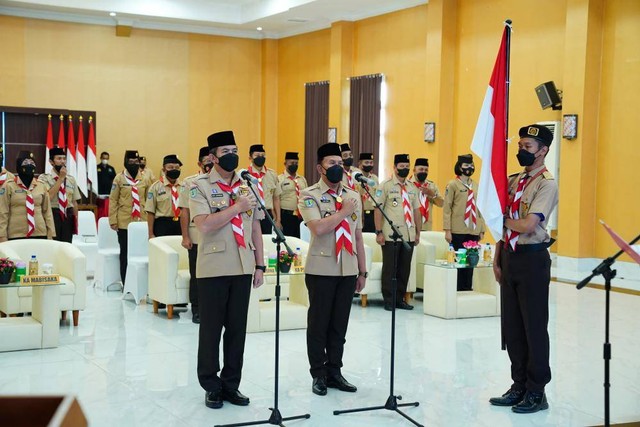 Pelantikan Mabi dan Pinsaka Bhayangkara tingkat Daerah di Mapolda DIY. Foto : Istimewa