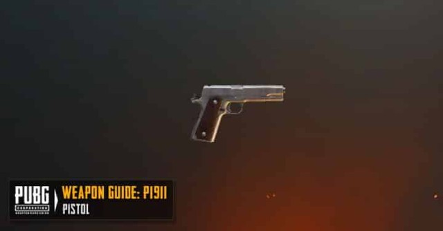 P1911, slah satu senjata laras pendek PUBG. Foto: Krafton