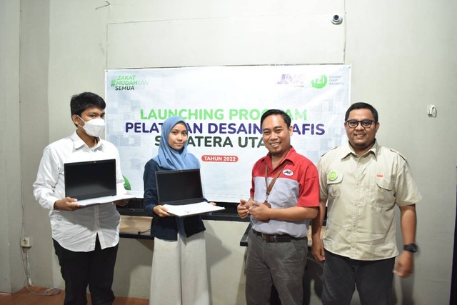 Era Digitalisasi, JNE Kota Medan - IZI Launching Program Desain Grafis