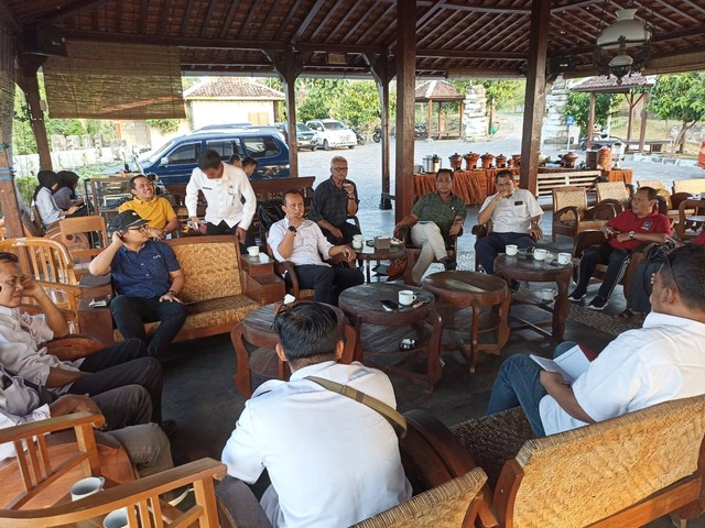 Konferesi Pers Paguyuban Nayantaka di Balkondes Tebing Breksi, Prambanan, Sleman, Rabu (24/8). Foto: Istimewa