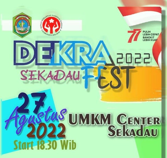 Dekranasda Kabupaten Sekadau gelar event Dekra Fest 2022, Sabtu malam, 27 Agustus 2022. Foto: Dok. Dekranasda Kabupaten Sekadau