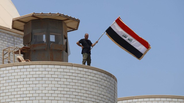 Ilustrasi kota Baghdad, Irak. Foto: AHMAD AL-RUBAYE/AFP