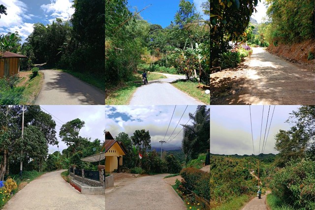 Kondisi Beberapa Jalan di Jorong Kenagarian Sungai Naniang. Foto: Rizka Dwika Ramadani