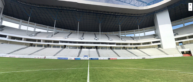 Rute ke Stadion Batakan dari Bandara. Sumber: Google Street Views