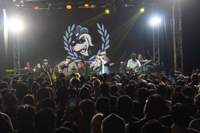 Shaggydog merayakan ulang tahun ke-25 berkiprah di industri musik Indonesia. Foto: Shaggydog