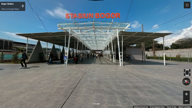 Foto : Google Street View, Cara Naik Kereta Dari Bogor Ke Pasar Baru