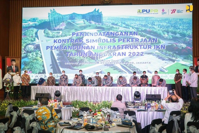 Teken 19 Paket Senilai Rp 5,3 T, PUPR Mulai Bangun Infrastruktur IKN ...