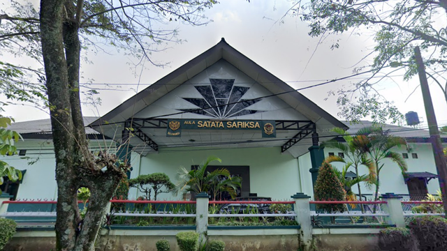 Rute Jalan ke Gedung Satata Sariksa, Foto: Google Street View