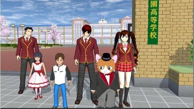 Ilustrasi Sakura School Simulator 10 dance. Foto: Garusoft Development Inc