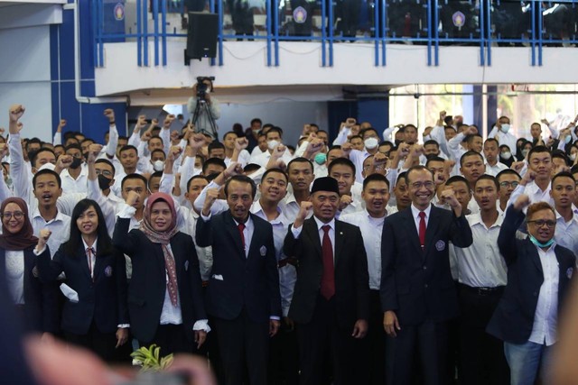 Semarak Gelaran Kuliah Tamu berlangsung di Graha Polinema. Foto / dok