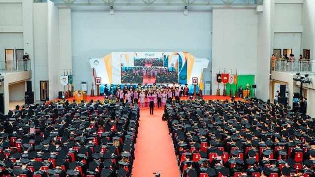 Prosesi wisuda UAJY. Foto: istimewa