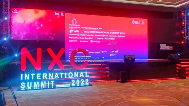 Suasana NXC International Summit 2022 di Hotel Merusaka, Nusa Dua, Bali, Rabu (31/8/2022). Foto: Sinar Utami/kumparan