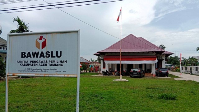 Kantor Bawaslu Aceh Tamiang. Foto: dok. Imran 