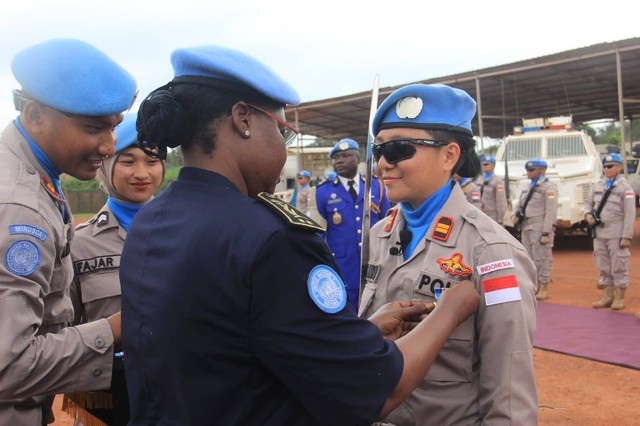 Ipda Della, Polwan Lampung yang Pertama Kali Pimpin Upacara Internasional di PBB (4)