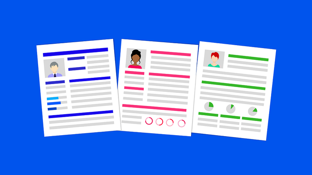 Ilustrasi aplikasi pembuat CV. Foto: Pixabay