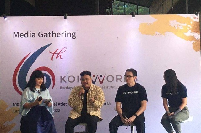 Peringatan hari jadi KoinWorks yang ke-6 di Hotel Atlet Century Park, Jakarta Pusat, Kamis (1/9). Foto: Galang Putra/kumparan