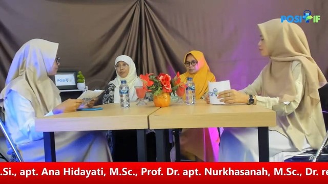 Podcast Farmasi Inspiratif (Positif) #12 Universitas Ahmad Dahlan (UAD) (Foto: Farida)