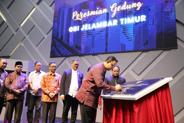 Gubernur DKI Jakarta Anies Rasyid Baswedan meresmikan dua gereja di Jakarta Utara, Sabtu (2/9/2022). Foto: Dok. Humas Prov. DKI Jakarta