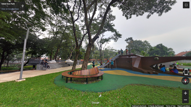 Cara Ke Tebet Eco Park Naik KRL / Foto: Google Street View, 