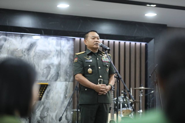 KSAD Jenderal Dudung pimpin sertijab 7 pejabat baru TNI AD, Minggu (4/9/2022). Foto: Dok. TNI AD
