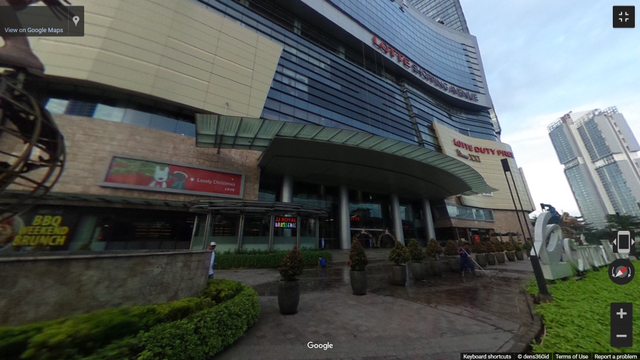 Foto : Google Street View, Halte Busway Terdekat Dari Lotte Shopping Avenue