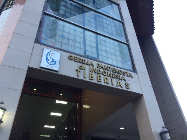 GPdI Tiberias Bogor kaget saat mengetahui kasus dugaan pencabulan yang melibatkan YB. Foto: Agaton/kumparan