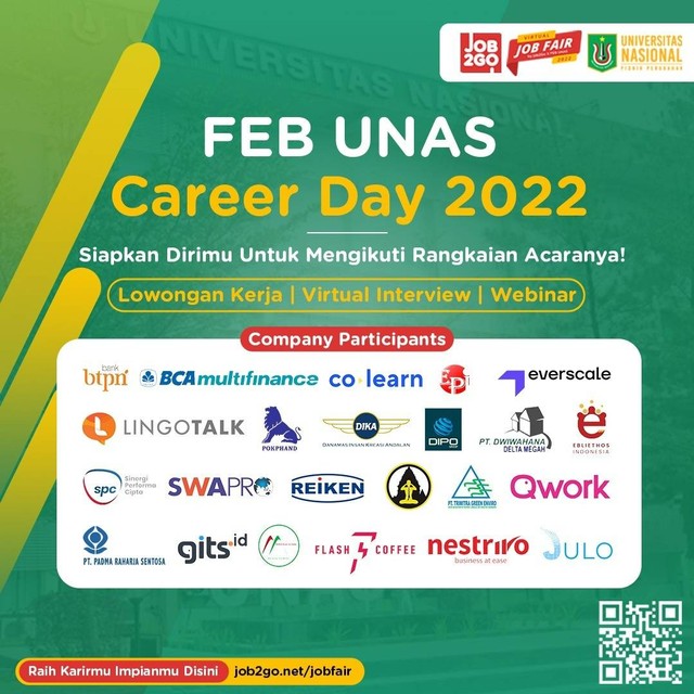 Virtual Job Fair Datang Lagi, Terbuka Banyak Lowongan!!