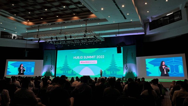 HUB.ID Summit 2022 di Bali International Convention Centre, Senin (5/9/2022). Foto: Retyan Sekar/kumparan